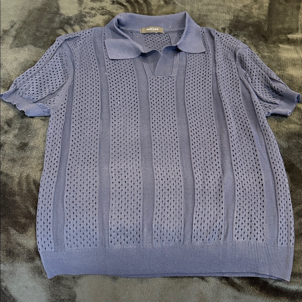Paran Blue Men's Polo Shirt
